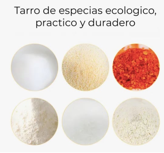 SET 3 CONDIMENTEROS CERAMICA TAPA - 3