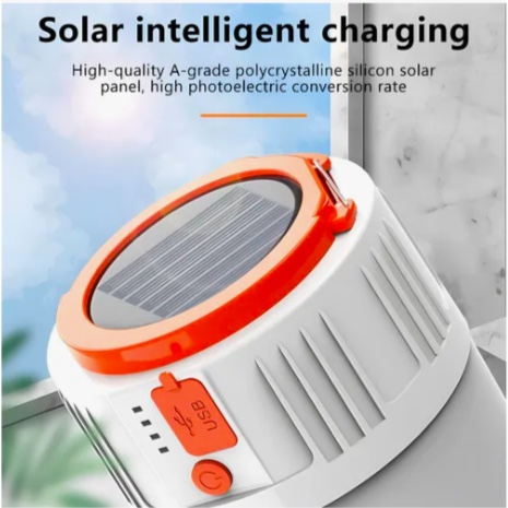 LAMPARA SOLAR LED RECARGABLE LUCES DE EMERGENCIALAMPARA SOLAR LED RECARGABLE LUCES DE EMERGENCIA - 2