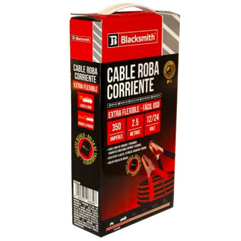 CABLE PUENTE BATERIA 350 AMP 2,5 MTS - 2