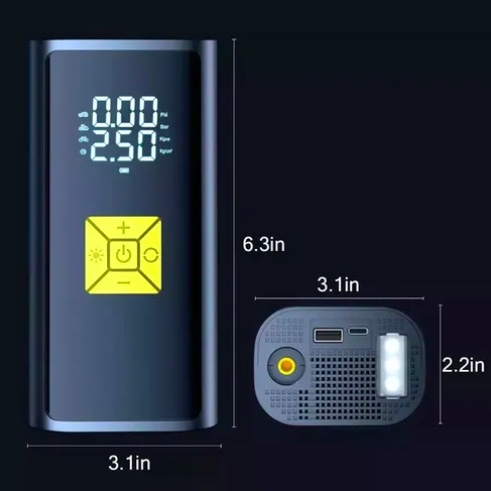 COMPRESOR PARA AUTO DE AIRE PORTATIL - 3