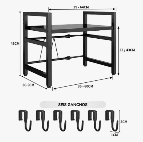 RACK ORGANIZADOR COCINA - 5