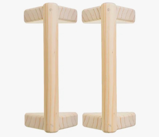 MINI PARALELAS 35CM PARA FLEXIONES DE BRAZOS HOMBROS PUSH UP - 3