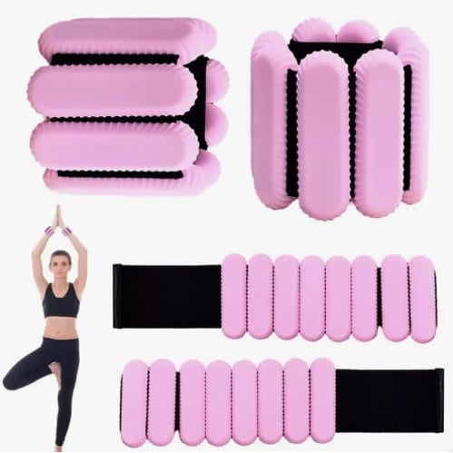 KIT 2 BRAZALETES PESAS PARA TOBILLOS Y MUÑECAS - 1