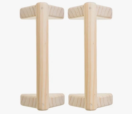 MINI PARALELAS 25CM PARA FLEXIONES DE BRAZOS HOMBROS PUSH UP - 3