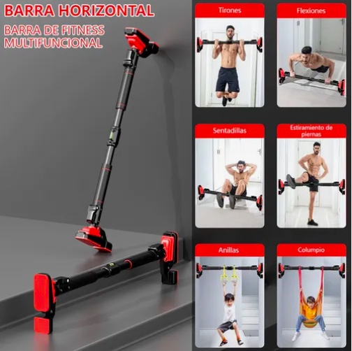 BARRA TRACCION SOPORTE 500KG HORIZONTAL PARED DOMINADAS - 2