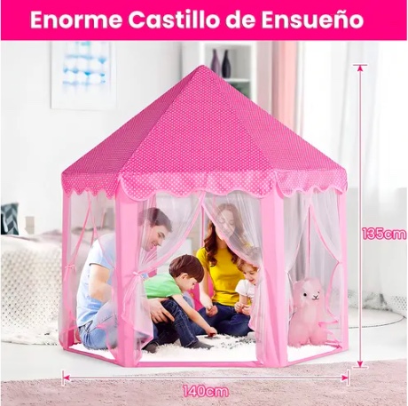 CARPA DE JUEGO DE CASTILLO DE PRINCESA - 3