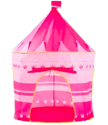 CARPA CASTILLO INFANTIL ROSADA - 1