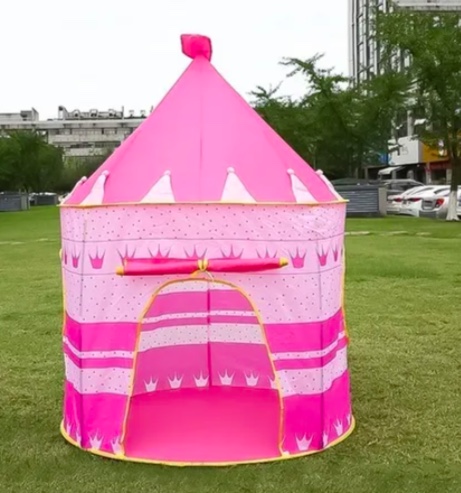 CARPA CASTILLO INFANTIL ROSADA - 4