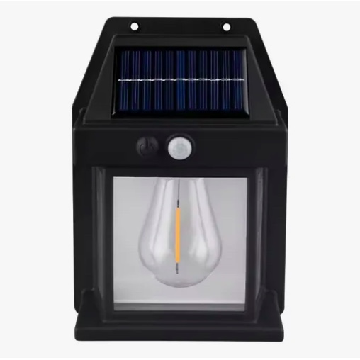 PACK X2 LAMPARA SOLAR LED APLIQUE SENSOR DE MOVIMIENTO - 5