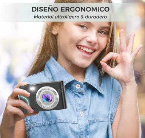 CAMARA DIGITAL 1080P FHD VIDEO PLATEADA - 3
