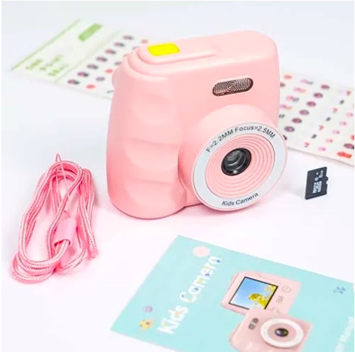 CAMARA DE FOTOS VIDEO PARA NIÑOS ROSADA - 4