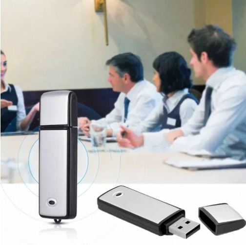 MINI GRABADORA DE VOZ ESPIA CON MICROFONO/USB - 2