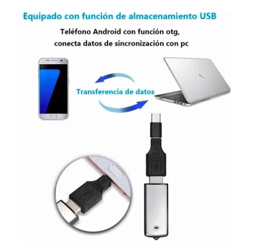 MINI GRABADORA DE VOZ ESPIA CON MICROFONO/USB - 6