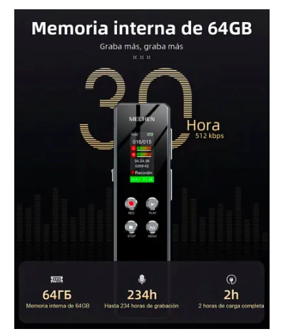 GRABADOR DE VOZ DIGITAL - 3