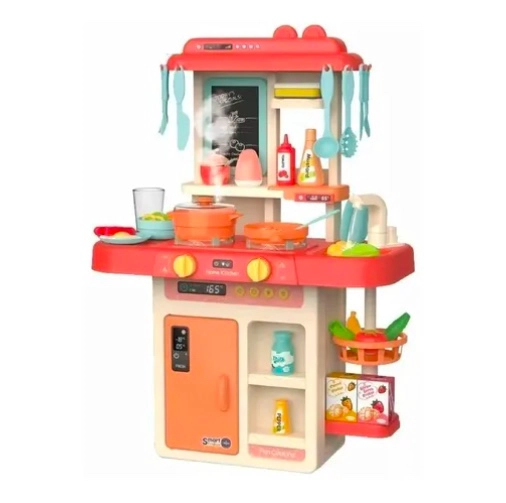 COCINA DE JUGUETE 42 ACCESORIOS ESTILO MODERNO ROSADA - 3