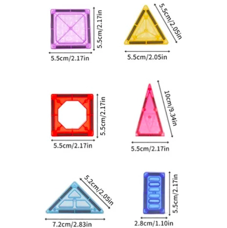 BLOQUES CONSTRUCCION PARA NIÑOS 70PZS MAGNETICOS - 3