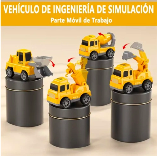 JUGUETES DE CAMION DE CONSTRUCCION - 6