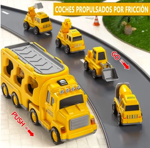 JUGUETES DE CAMION DE CONSTRUCCION - 7