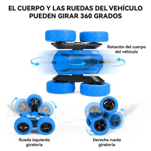 AUTO TRUCO CONTROL REMOTO SENSOR MOVIMIENTO DOBLE LADO-FLEX - 5