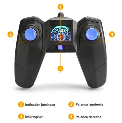 AUTO TRUCO CONTROL REMOTO SENSOR MOVIMIENTO DOBLE LADO-FLEX - 6