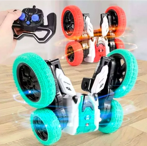 AUTO LOCO CRAZY CAR LUCES CONTROL REMOTO ACROBATICO - 2