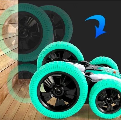AUTO LOCO CRAZY CAR LUCES CONTROL REMOTO ACROBATICO - 5