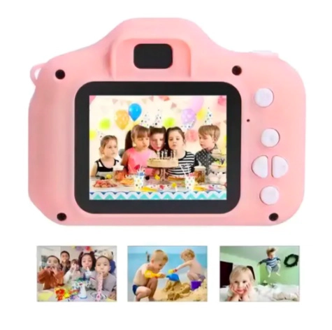 CAMARA DIGITAL NIÑOS HD 1080P ROSADA - 3