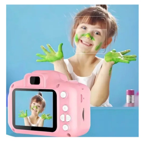 CAMARA DIGITAL NIÑOS HD 1080P ROSADA - 5