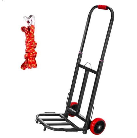 PRACTICO CARRO PLEGABLE CARGA ACERO 200KG - 1