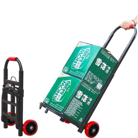 PRACTICO CARRO PLEGABLE CARGA ACERO 200KG - 2