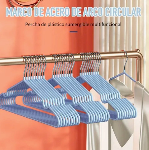 100 COLGADORES PARA DE ROPA GRANDES ANTIDESLIZANTES - 3