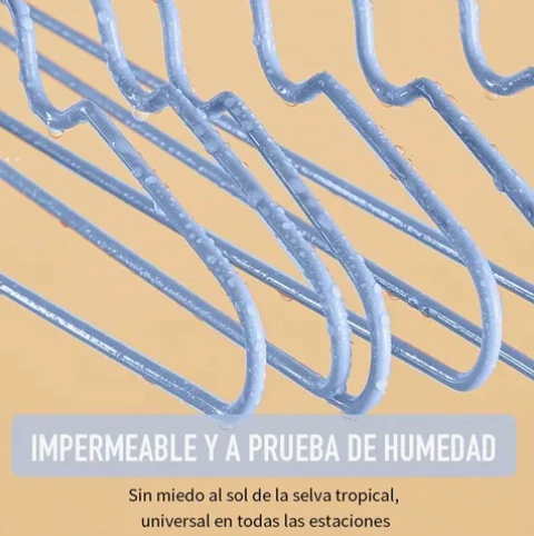 100 COLGADORES PARA DE ROPA GRANDES ANTIDESLIZANTES - 6