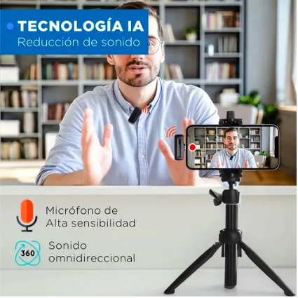 MICROFONO INALAMBRICO ENTRADA USB-C - 6