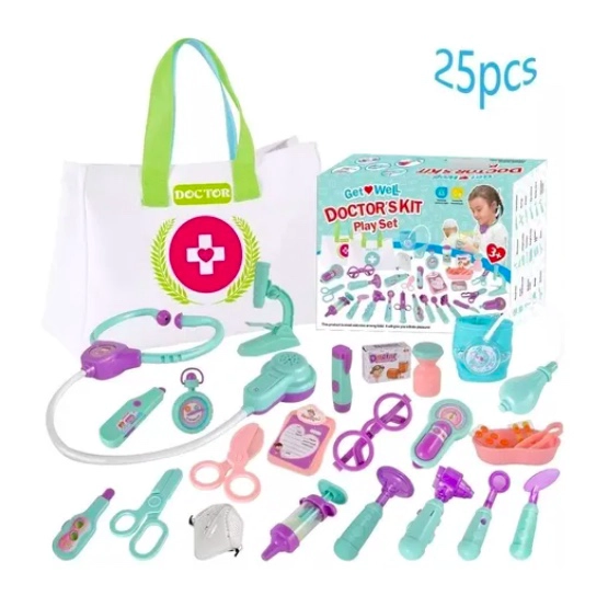 SET JUGUETES MEDICO DOCTOR NIÑOS CON LUZ Y SONIDO - 1