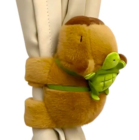PELUCHE CAPIBARA ABRAZA MUÑECA CARPINCHO - 1