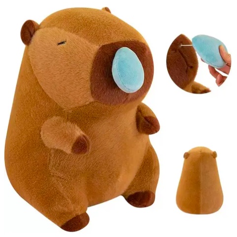 PELUCHE CAPIBARA CON MOCOS EXTRA SUAVE - 1