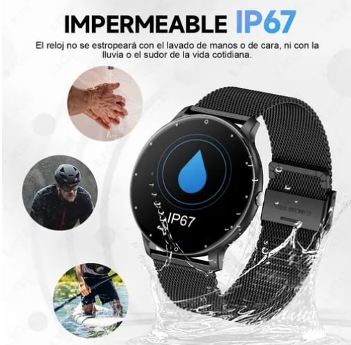 SMARTWATCH MUJER RELOJ INTELIGENTE BLUETOOTH - 4