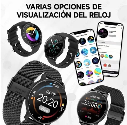 SMARTWATCH MUJER RELOJ INTELIGENTE BLUETOOTH - 6