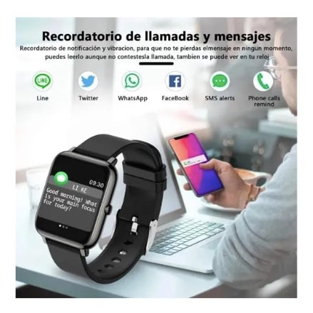 SO-P22 SMARTWATCH RELOJ INTELIGENTE Y IMPERMEABLE - 3