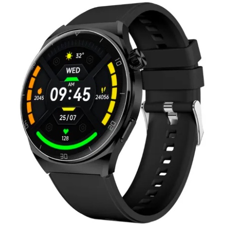 RELOJ INTELIGENTE SMARTWATCH DEPORTIVO IP68 NEGRO - 1