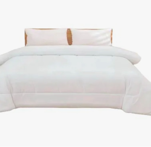 EDREDON NORDICO DE SEDA PLUMON ACOLCHADO 1.5 PLAZA BLANCO - 2
