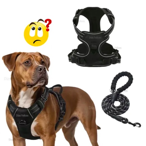 PECHERA PERRO ARNES ANTI TIRONES REFLECTANTE XL - 1