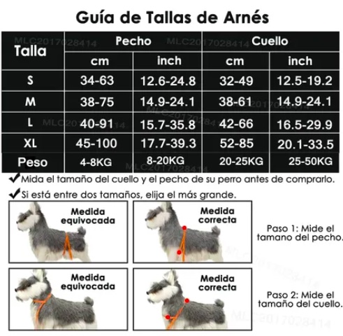 PECHERA PERRO ARNES ANTI TIRONES REFLECTANTE XL - 4