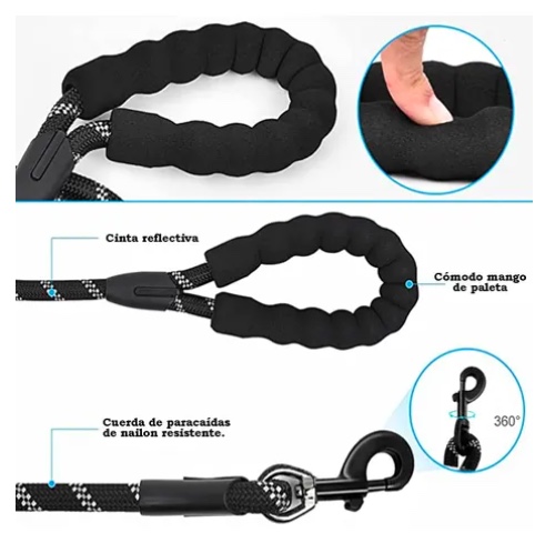 PECHERA PERRO ARNES ANTI TIRONES REFLECTANTE XL - 6