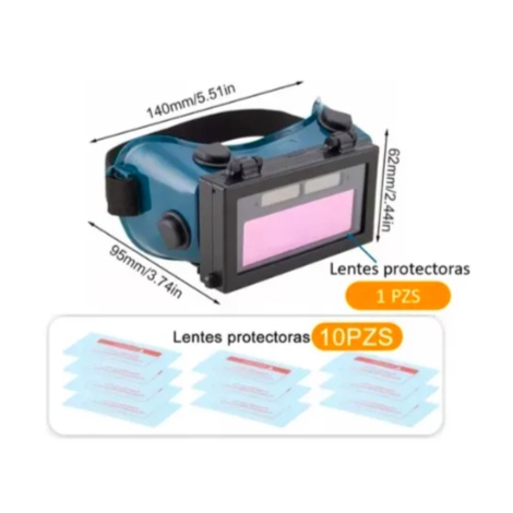 LENTE SOLDAR SEGURIDAD OSCURECIMIENTO AUTOMATICOS GAFAS - 2