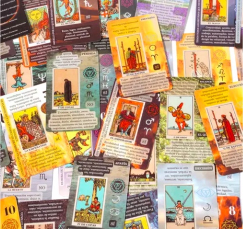 TAROT RIDER-WAITE (DESCRIPCION EN ESPAÑOL EN CADA CARTA) - 2