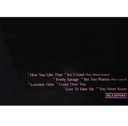 LACKPINK THE ALBUM CD - 3