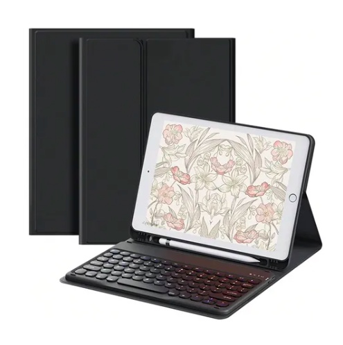 CARCASA FUNDA + TECLADO PARA IPAD IPAD 9TH 10.2' BLACK - 1