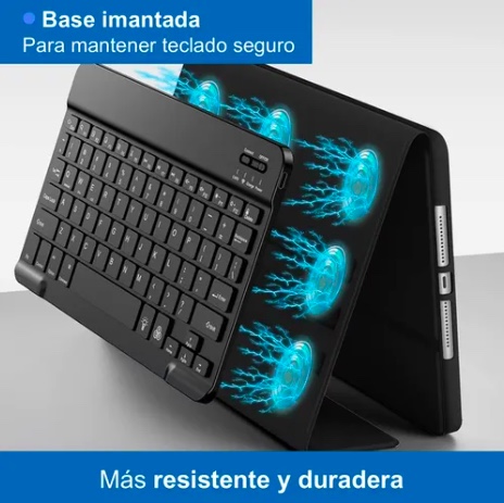 CARCASA FUNDA + TECLADO PARA IPAD IPAD 9TH 10.2' BLACK - 3