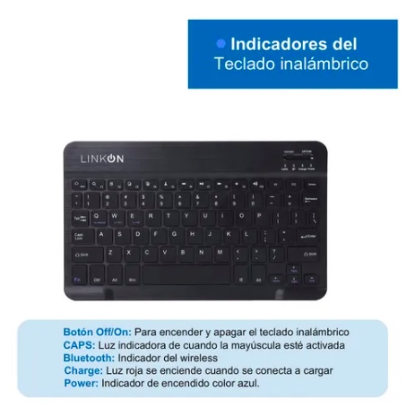 CARCASA FUNDA + TECLADO PARA IPAD IPAD 9TH 10.2' BLACK - 6